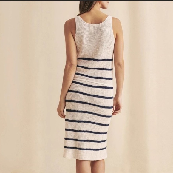 BRAND NEW Faherty Out East Striped Beach Dress Small - Picture 2 of 7